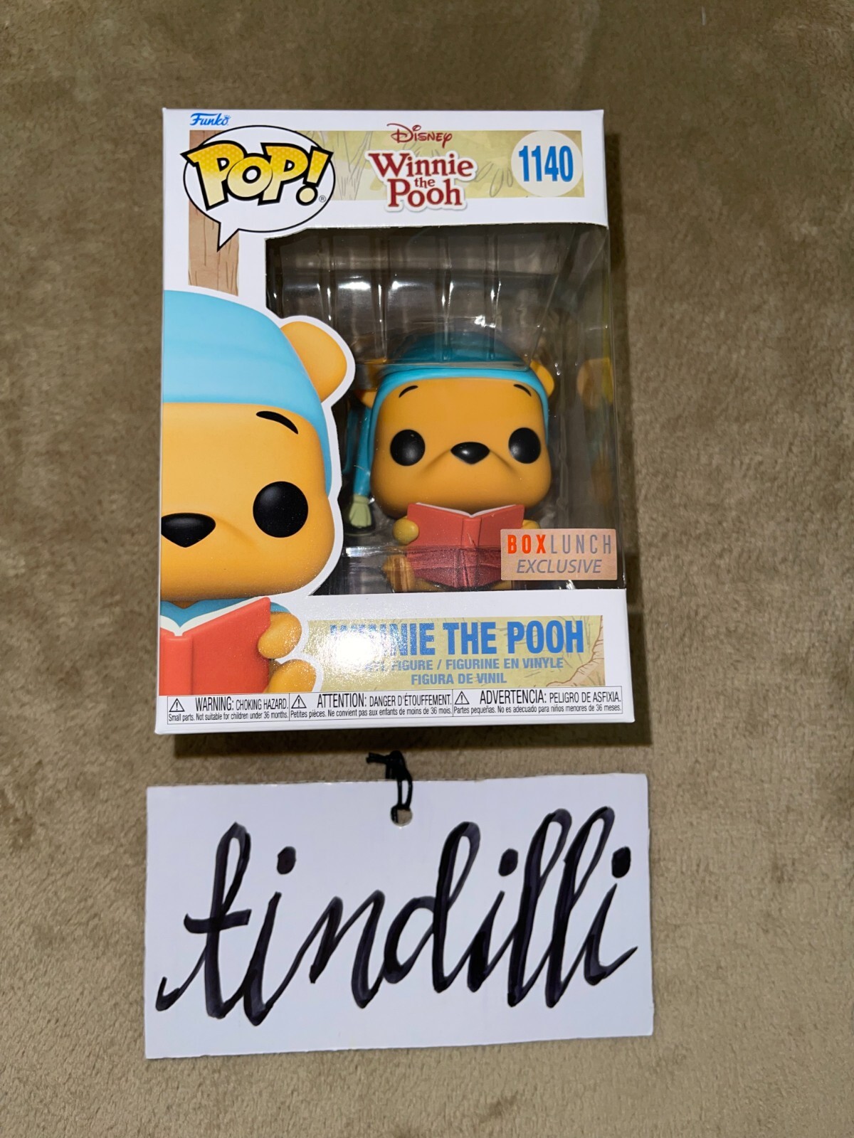 Tc Nib Funko Pop! Disney #1140 Winnie The Pooh Book Box Figure Toy