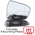 Wing Mirror Glass Ford Focus Mk3 2011-2018 Heated Aspherical Passenger Side Left