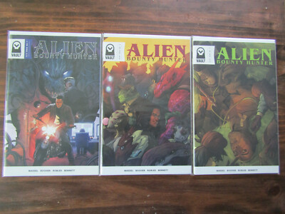 Alien Bounty Hunter 1 - 3 Set Vault Comics