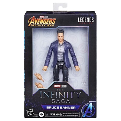 HASBRO MARVEL LEGENDS AVENGERS THE INFINITY SAGA 6'' BRUCE BANNER HULK FIGURE