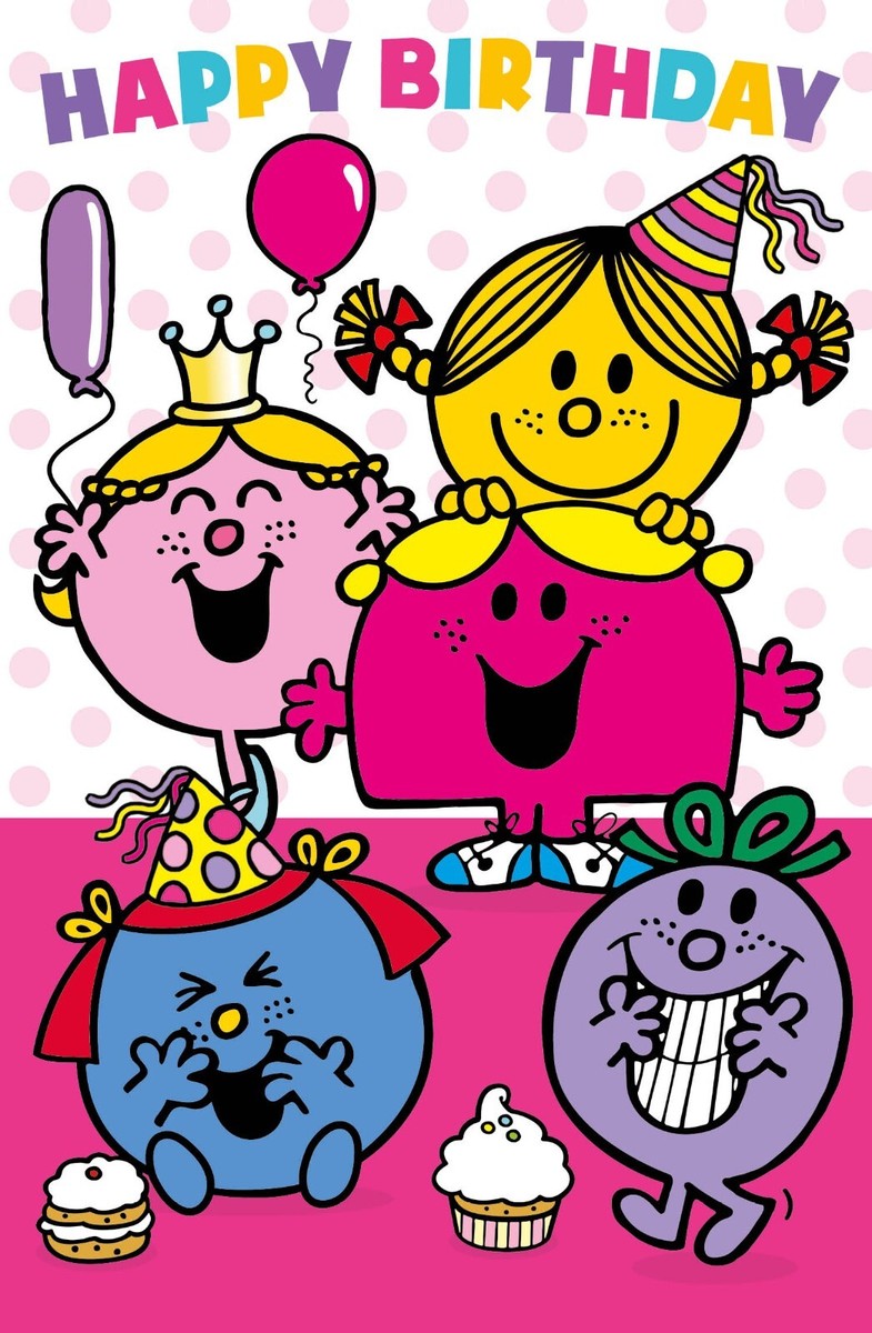 Little Miss Geburtstagskarte Für Die Schwester - Niedlich & Offiziell Lizenziert