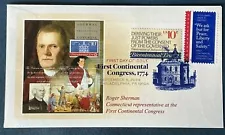  AMERICOVER 2024 5939 First Continental Congress Salutes Connecticut DCP 