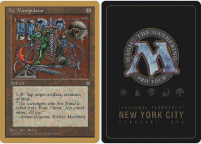 4x Icy Manipulator - Mark Justice - 1996 ~ Near Mint Pro Tour E MTG Magic x4 4 U