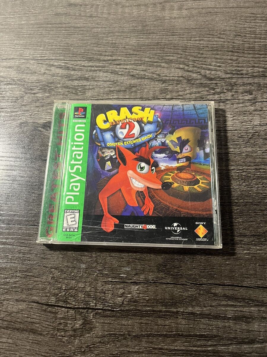 Crash Bandicoot 2:Cortex Strikes Back Playstation 1 PS1 Game For Sale