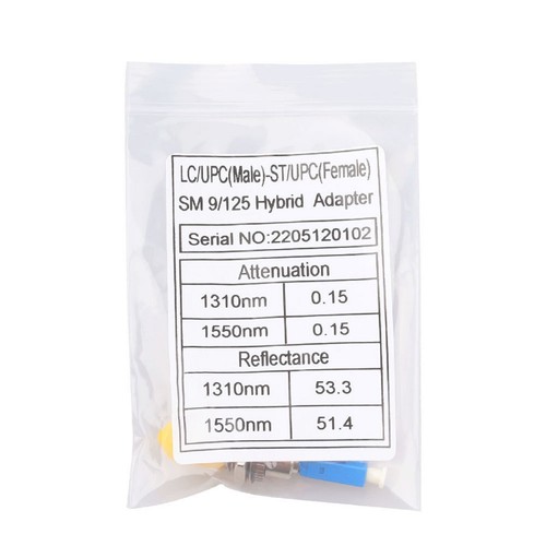 LC Male To ST Female Hybrid Fiber Optic Converter Adapter Single Mode Coupler h - Afbeelding 10 van 11