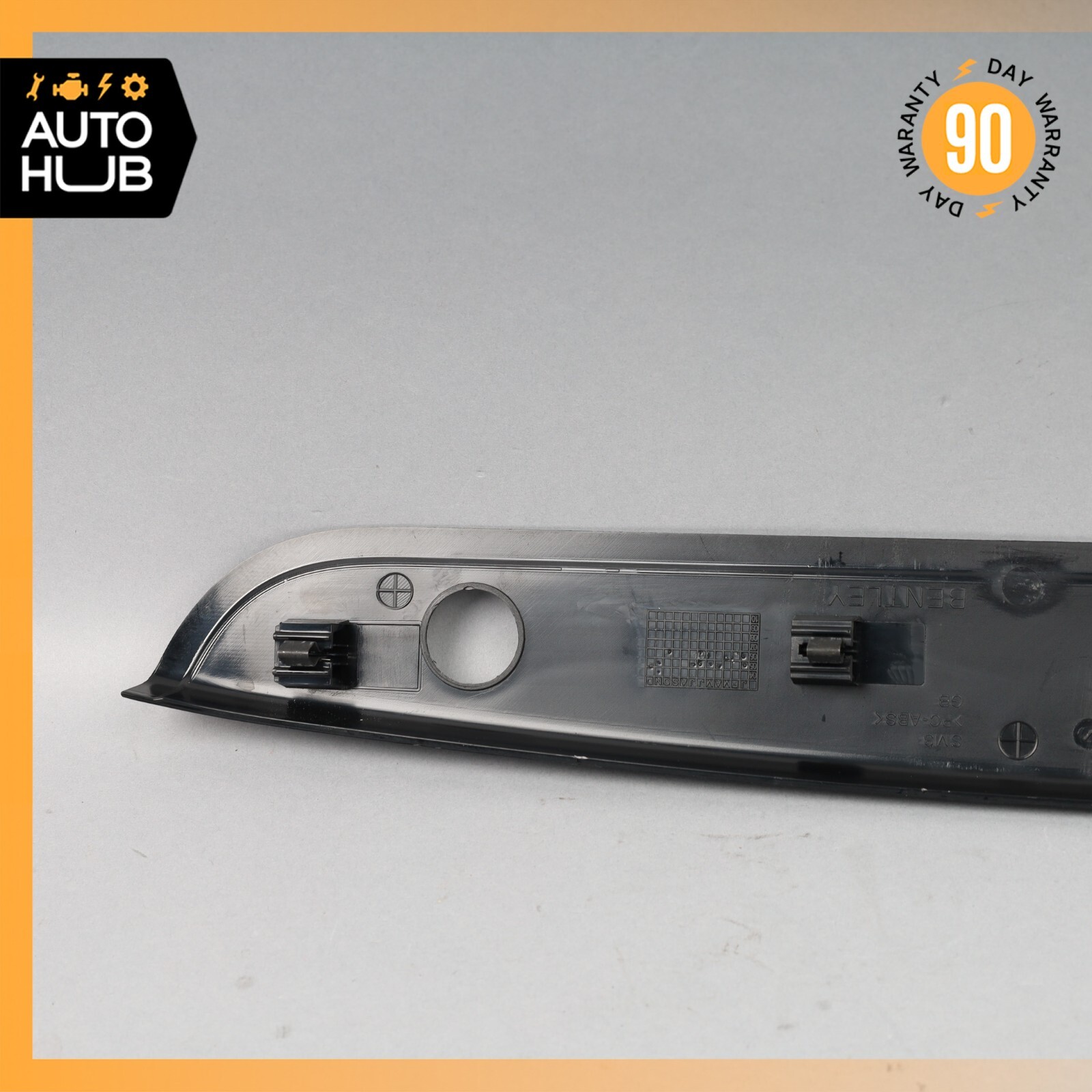 2008 Bentley Continental Flying Spur Trunk Lid Lock Cover Trim 3W5868503 OEM