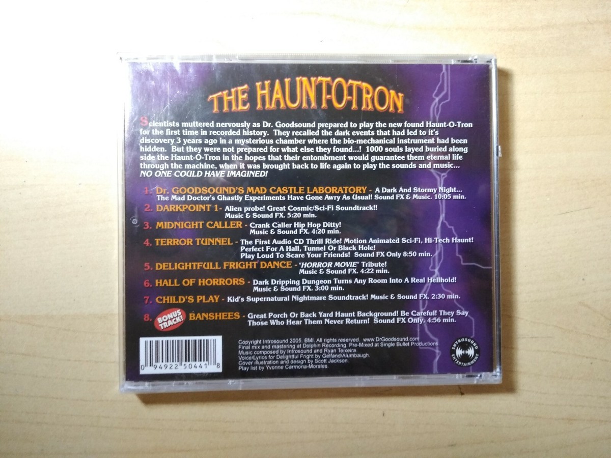 Dr. Goodsound's HALLOWEEN HAUNT-O-TRON HORROR SOUNDS & MUSIC CD