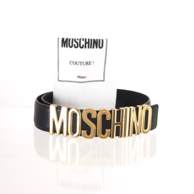 Vintage Moschino Gold Letter Never Used Belt. | eBay display picture 3