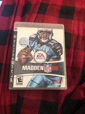 Madden NFL 08 Sony Playstation 3 2007 Case Manual Disc Tested Great Authentic