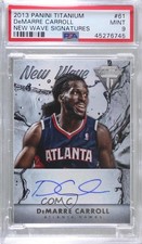 2013 Panini Titanium New Wave Signatures DeMarre Carroll #61 PSA 9 MINT Auto 8d2