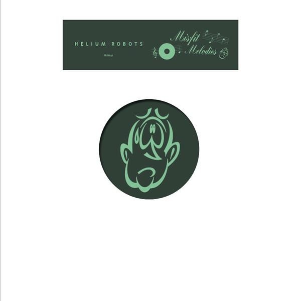 Helium Robots Grouse EP 12"" vinyl Germany Misfit Melodies 2020 in white die cut