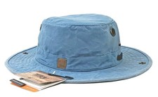 NUOVO Tilley T3 Wanderer Hat DENIM BLU NUOVO CON ETICHETTE 7 1/8, 7 3/8, 7 1/2, 7 3/4, 7 7/8