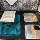 Sterling Silver Vintage KIRK STIEFF  perfume atomizer & Mirror Set