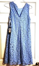 Tommy Hilfiger Casual Daytime Blue Lace Party Dress Size 6 BRAND NEW with TAGS
