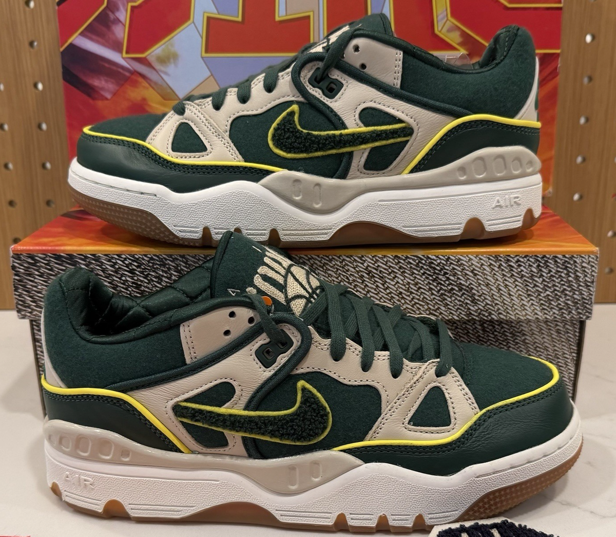 Nike Air Force 3 Low SP Nigo College Pack Green PENDLETON [Size 6