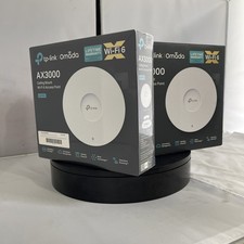 Lot of 4 TP-Link Omada EAP650 AX3000 Ceiling Mount Wi-Fi 6 Access Point 3New 1OB