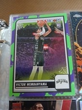 SLIME ROOKIE CARD!! 2023-24 Panini Haunted HOOPS Victor Wembanyama #108