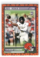 Shedeur Sanders 2025 Score-A-Treat FOOTBALL #15 Cleveland Browns Rookie RC