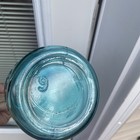 1910-1923 Ball Perfect Mason Aqua Blue Jar. Extremely Rare With Misaligned... — photo 10