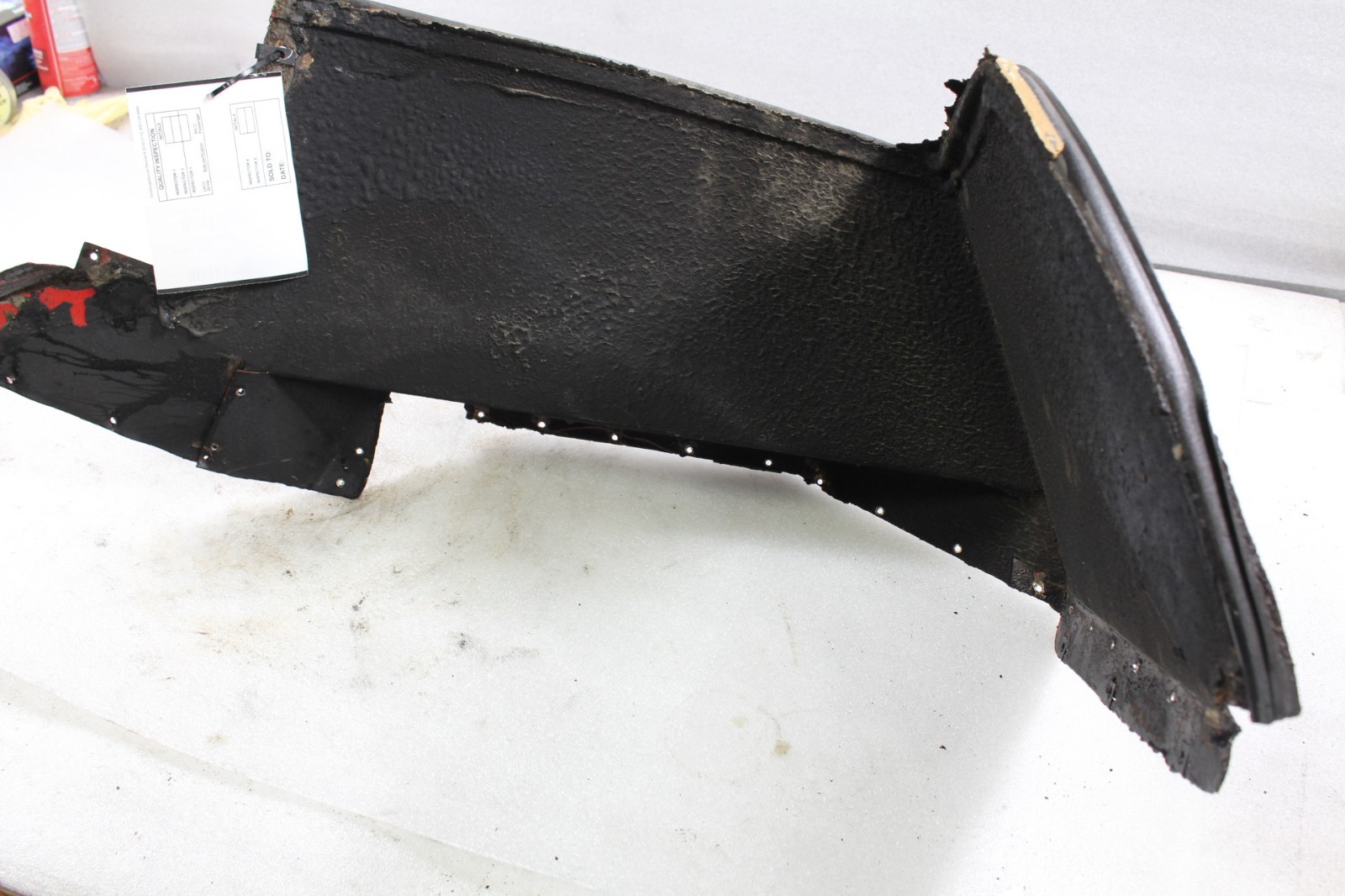 Ferrari 308, RH, Right, Upper Main Inner Fender Liner, Used, P/N 61012800
