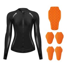 Women Motorcycle Jacket Body Armor CE Certified Summer Downhill Riding Clothing