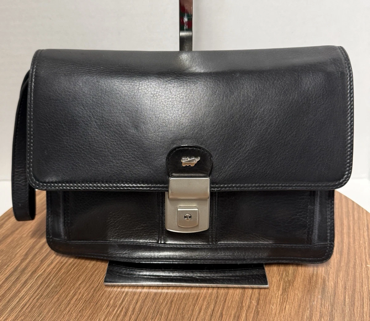 BRAUN BUFFEL 黒レザー2wayビジネスバッグ GOLF Business Bag L Black | BRAUN BÜFFEL