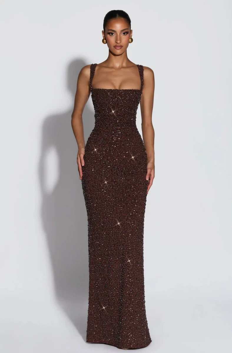 sachin and babi light blue dress Brown Sequin Dresses for Women for sale