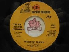Jimi Hendrix Experience – Crosstown Traffic / Gypsy Eyes, 7" 45 RPM G+ (30O)