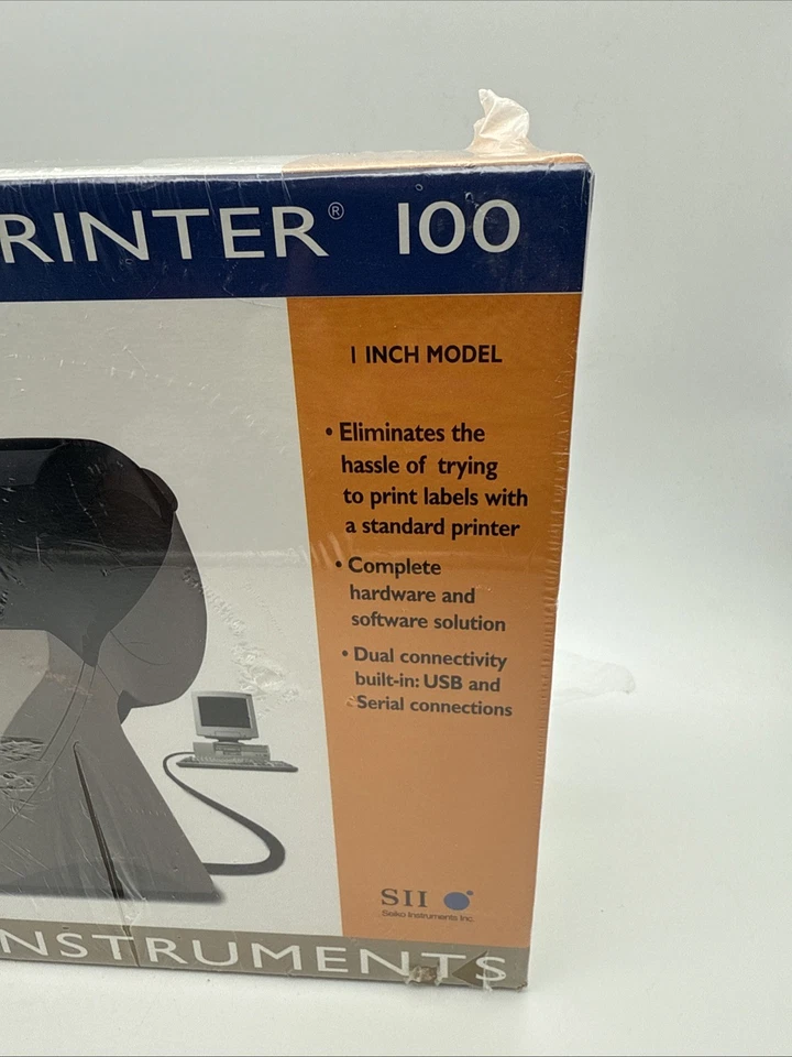 Seiko Smart Label Printer Model SLP 100 - 1 Inch Model New Sealed - Image 3 of 4