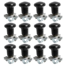 Rayfun Steering Wheel Spinners R3276 Box of 12 Black Steering Wheel Spinners