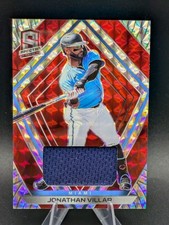 2020 Panini Chronicles Spectra Red Prizm Swatches #'d /25 Jonathan Villar #60