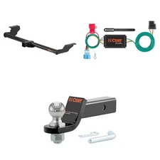 CURT Tow Package Trailer Hitch Wiring Harness 45036 Ball Mount Pin & Clip, 13370