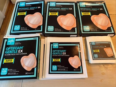 Lot Of Sacral Wound Dressings Optifoam Super Absorbent (23) Plus 5 Smaller