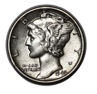 1942/1 Mercury Dime, RARE This Nice, Choice AU++ Coveted Key Date Mint ERROR!
