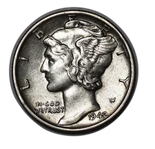 1942/1 Mercury Dime, RARE This Nice, Choice AU++ Coveted Key Date Mint ERROR!