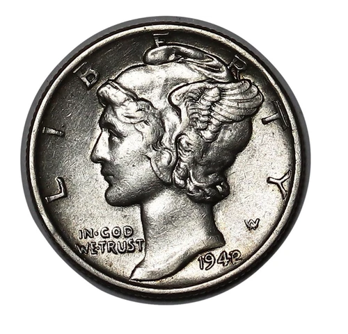 1942/1 Mercury Dime, RARE This Nice, Choice AU++ Coveted Key Date Mint ERROR!