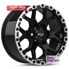 One 17inch Gloss Black Offroad Alloy Wheels 6lug Rim For Toyota Sequoia Fj Cruis