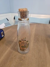 1920's Heinz CORK Top BOTTLE OR JAR, With PAPER LABEL of SPANISH QUEEN OLIVES