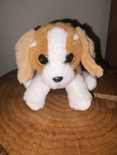 TY Beanie Baby - BARKER the Spaniel Dog (6 inch) - MWMTs Stuffed Animal Toy