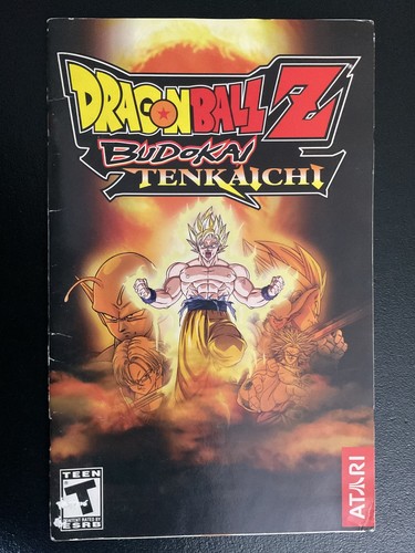 Dragon Ball Z Budokai Tenkaichi 1 PS2 PlayStation 2 Instruction Manual Only