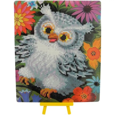 Diamond Painting Eule mit Aufsteller