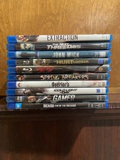 Action Blu Ray Lot Extraction Sicario Gamer 300 John Wick Overlord Spring Break