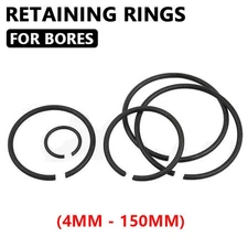 Retaining Rings Round Wire Circlip For Bores Snap Ring Spring Steel DIN 7993 B