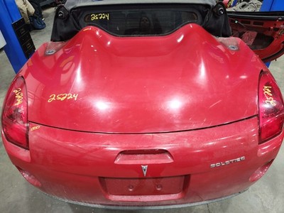06-10 Pontiac Solstice Convertible Deck-Lid Trunk Assembly Red 74U OEM 89025246