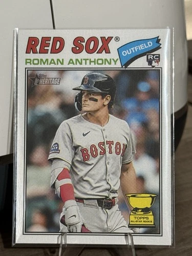 Topps 2026 Heritage Roman Anthony Rookie #86 Boston Red Sox Baseball Card