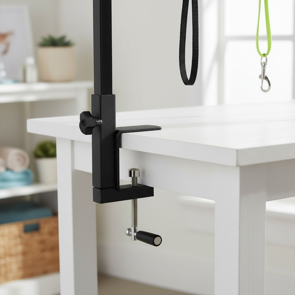 Versatile Adjustable Pet Grooming Arm: Ideal for Home Groomi