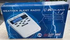 Midland WR-100 Digital Weather Alert Radio All Hazards NOAA Public Alert New