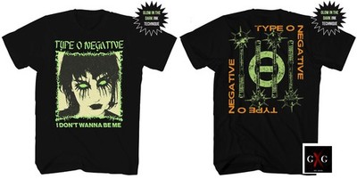 TYPE O NEGATIVE cd lgo I DON'T WANNA BE ME Official SHIRT LG New life is killing