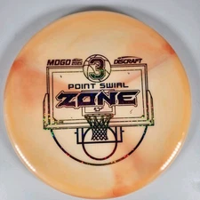 Discraft 3 Point Swirl ESP Zone MDGO Stamp Peach/ Red 170-172 Grams