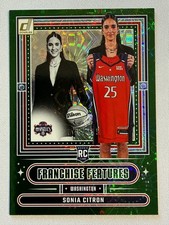 Sonia Citron 2025 WNBA Donruss Green Franchise Features #'d 046/399 Mystics